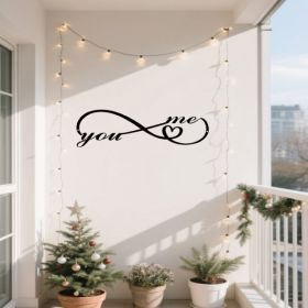 CIFbuy Custom Gothic Iron Wall Art Personalized Dark Romance Sign For Couples Home Decor(TikTok, Temu Pick-up Service) (Option: defaulttitle)